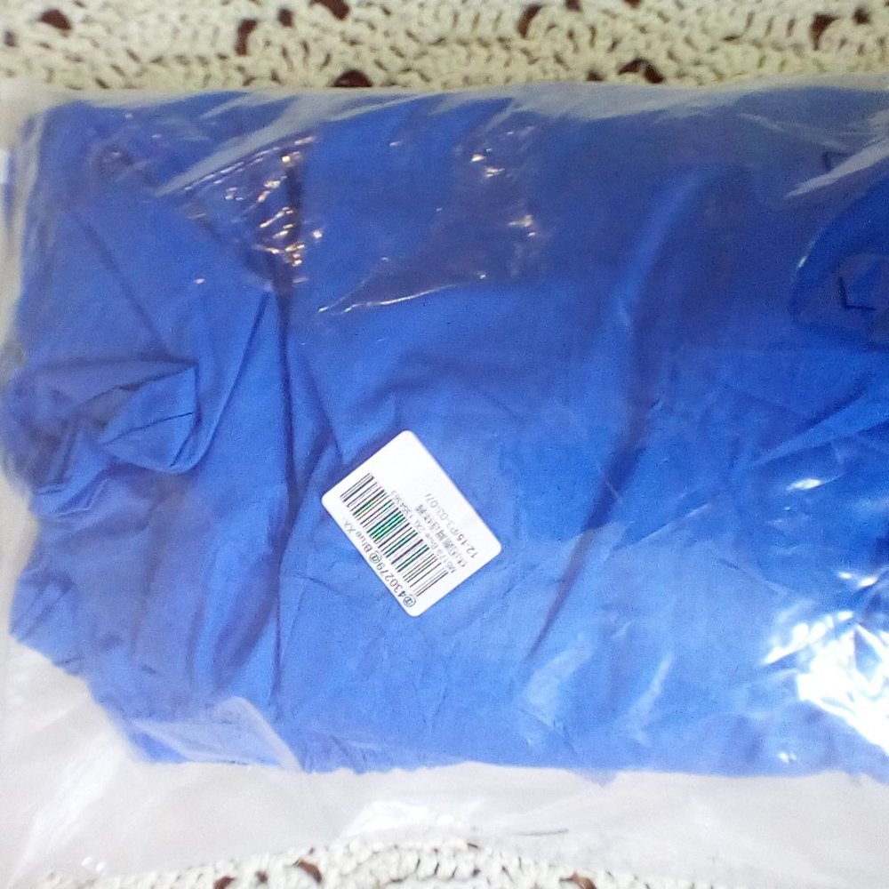 womens blue jumper windbreaker jumpsuit long sleeve - Picture 4 of 6